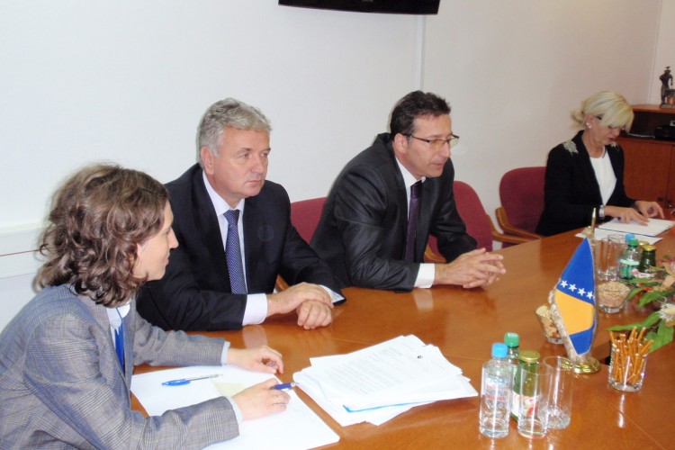OFFICIALS OF THE PROSECUTOR'S OFFICE OF BIH MET WITH THE CHIEF PROSECUTOR OF THE ICTY