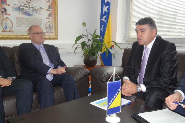 CHIEF PROSECUTOR GORAN SALIHOVIĆ MET WITH THE CHIEF OF OSCE MISSION TO BIH 