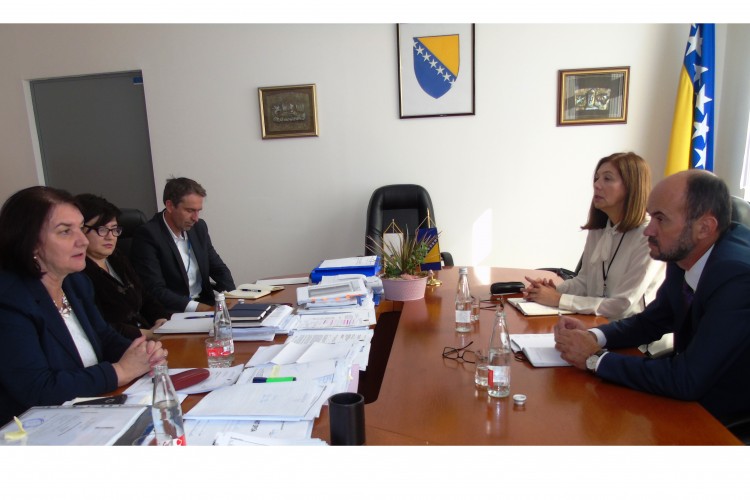 ACTING CHIEF PROSECUTOR GORDANA TADIĆ MEETS WITH DIRECTOR OF PERSONAL DATA PROTECTION AGENCY PETAR KOVAČEVIĆ 