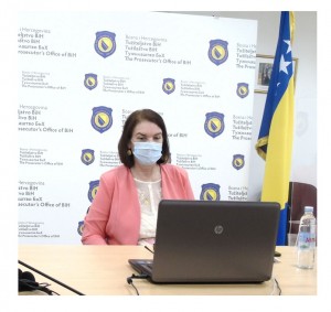 CHIEF PROSECUTOR TALKS WITH REPRESENTATIVE OF PROJECT FOR STRENGTHENING THE RULE OF LAW IN BIH
