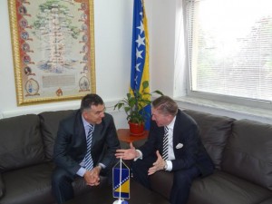 CHIEF PROSECUTOR MET WITH THE MINISTER OF THE INTERIOR OF THE FEDERATION OF BOSNIA AND HERZEGOVINA 