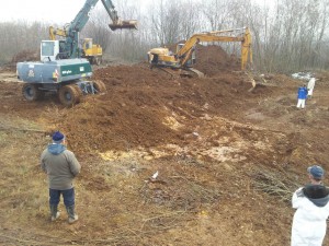 EXCAVATIONS WITHIN THE EXHUMATION PROCESS CARRIED OUT AT THE LOCATIONS OF TOMAŠICA AND BUĆA POTOK. ONE MICRO-LOCATION SITUATED NEAR THE MAIN MASS GRAVE SITE IS BEING PROBED AT TOMAŠICA 