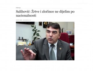 У обимном интервјуу за Независне новине главни тужилац је говорио о процесуирању предмета ратних злочина, регионалној сарадњи, положају носилаца тужилачких и судијских функција и многим битним темама