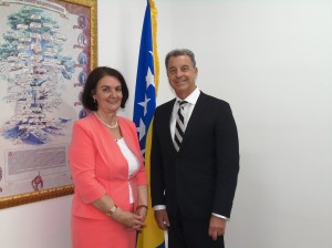 MECHANISM CHIEF PROSECUTOR BRAMMERTZ AND PO BIH CHIEF PROSECUTOR TADIC MEET IN SARAJEVO