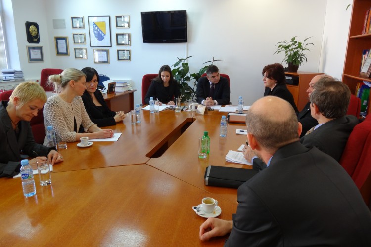 CHIEF PROSECUTOR MET WITH THE DELEGATION OF THE CONSTITUTIONAL COURT OF BIH