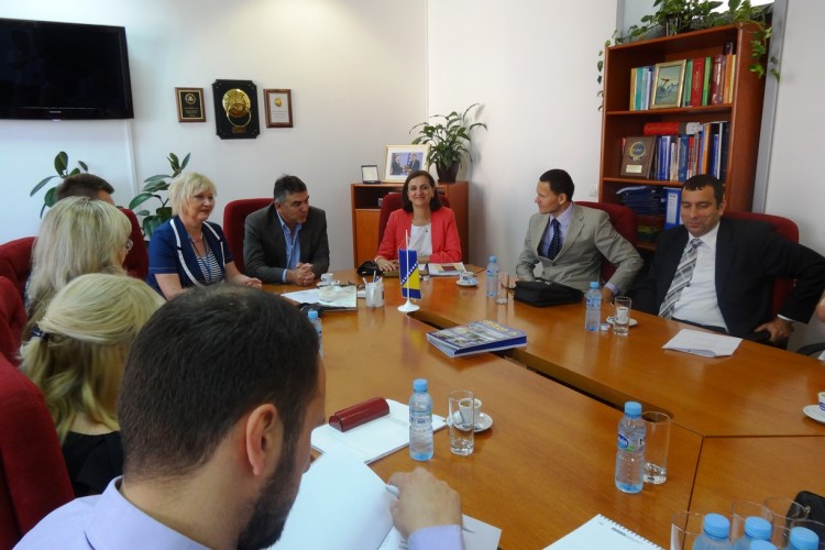 CHIEF PROSECUTOR AND OFFICIALS OF THE PROSECUTOR’S OFFICE OF BIH MET WITH THE DELEGATION OF THE STATE PROSECUTORIAL COUNCIL OF THE REPUBLIC OF SERBIA
