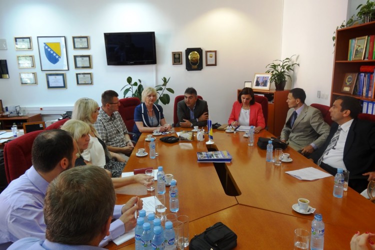 CHIEF PROSECUTOR AND OFFICIALS OF THE PROSECUTOR’S OFFICE OF BIH MET WITH THE DELEGATION OF THE STATE PROSECUTORIAL COUNCIL OF THE REPUBLIC OF SERBIA