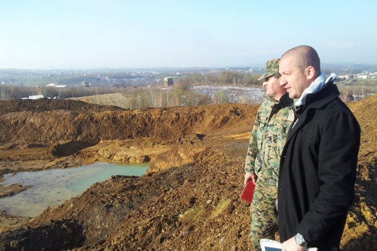 MEMBERS OF THE ARMED FORCES OF BIH VISITED THE SITE OF TOMAŠICA