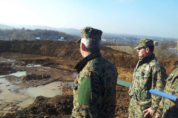 MEMBERS OF THE ARMED FORCES OF BIH VISITED THE SITE OF TOMAŠICA