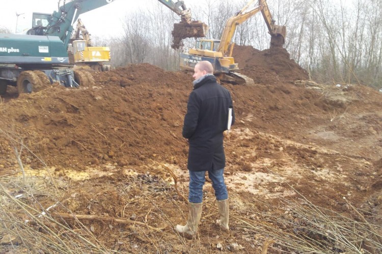 EXCAVATIONS WITHIN THE EXHUMATION PROCESS CARRIED OUT AT THE LOCATIONS OF TOMAŠICA AND BUĆA POTOK. ONE MICRO-LOCATION SITUATED NEAR THE MAIN MASS GRAVE SITE IS BEING PROBED AT TOMAŠICA