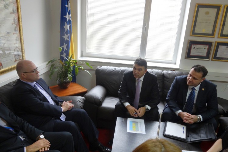 CHIEF PROSECUTOR GORAN SALIHOVIĆ MET WITH THE CHIEF OF OSCE MISSION TO BIH 