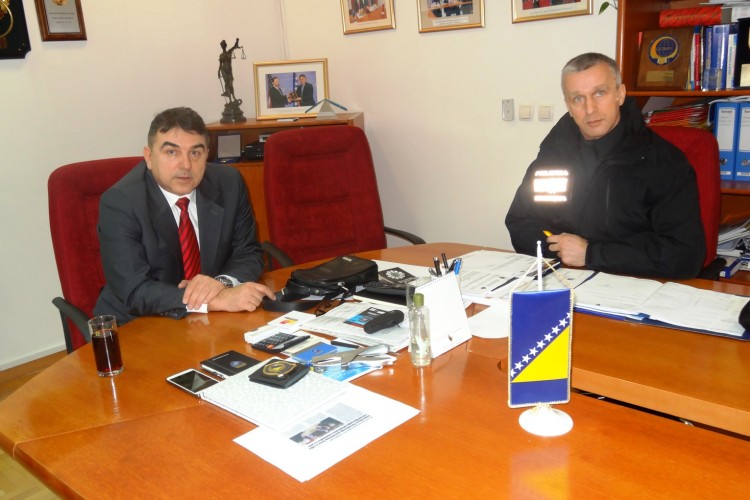 CHIEF PROSECUTOR MET WITH THE DIRECTOR OF THE DIRECTORATE FOR COORDINATION OF POLICE BODIES. THEY DISCUSSED THE SECURITY SITUATION IN BOSNIA AND HERZEGOVINA AND COOPERATION 