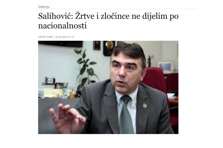 U obimnom intervjuu za Nezavisne novine glavni tužilac je govorio o procesuiranju predmeta ratnih zločina, regionalnoj saradnji, položaju nosilaca tužilačkih i sudijskih funkcija i mnogim bitnim temama