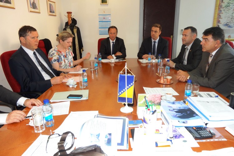 CHIEF PROSECUTOR GORAN SALIHOVIĆ MEETS THE CHIEF PROSECUTOR OF PARIS. CENTRAL TOPICS OF THE MEETING ARE FIGHT AGAINST TERRORISM AND INTERNATIONAL SMUGGLING OF ARMS AND EXPLOSIVES.