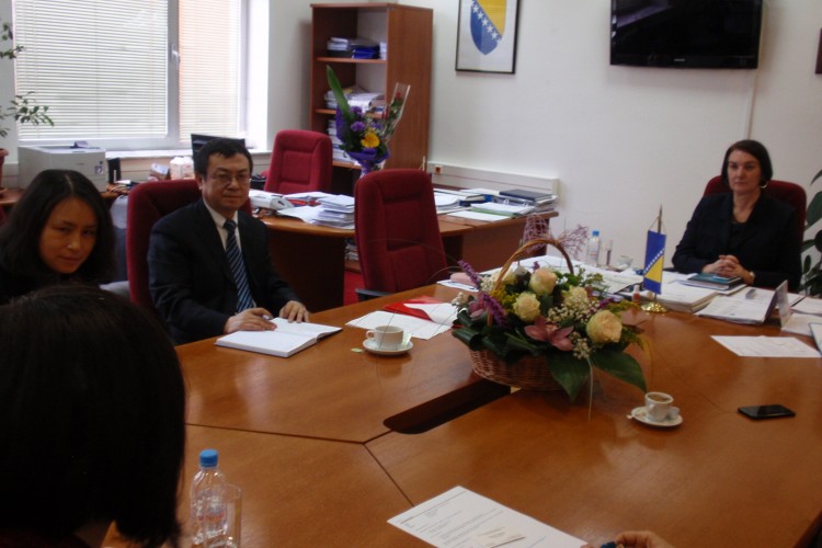 ACTING CHIEF PROSECUTOR MET THE CONSUL OF THE PEOPLE’S REPUBLIC OF CHINA IN BIH