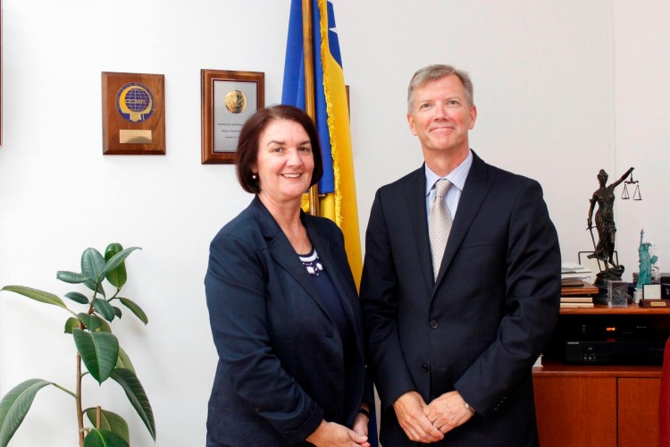 ACTING CHIEF PROSECUTOR OF THE BIH PROSECUTOR’S OFFICE MEETS WITH THE NEWLY APPOINTED HEAD OF THE OSCE MISSION TO BIH