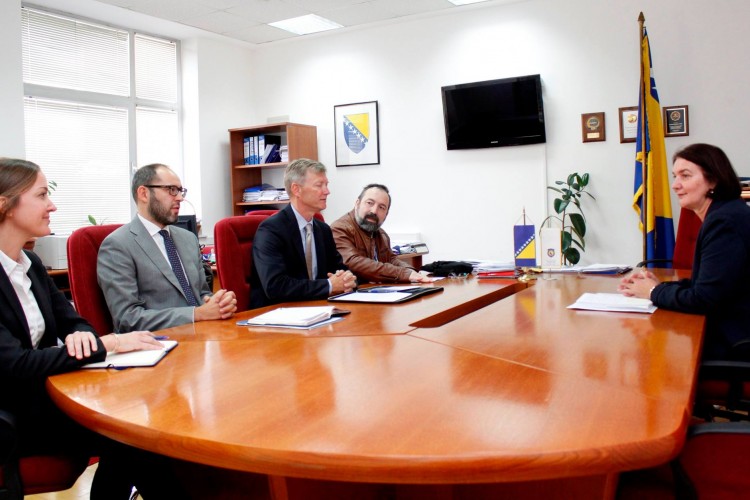 ACTING CHIEF PROSECUTOR OF THE BIH PROSECUTOR’S OFFICE MEETS WITH THE NEWLY APPOINTED HEAD OF THE OSCE MISSION TO BIH
