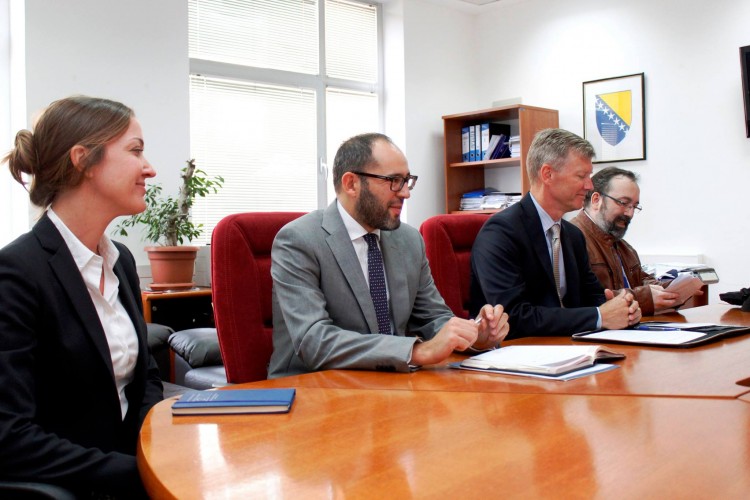 ACTING CHIEF PROSECUTOR OF THE BIH PROSECUTOR’S OFFICE MEETS WITH THE NEWLY APPOINTED HEAD OF THE OSCE MISSION TO BIH