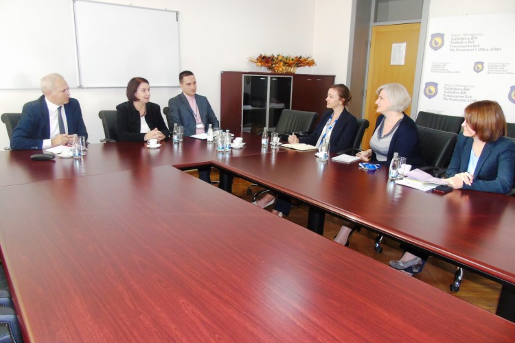 GORDANA TADIĆ, ACTING CHIEF PROSECUTOR OF BIH PROSECUTOR’S OFFICE MEETS OFFICIALS OF OSCE MISSION TO BIH AND UNITED KINGDOM EMBASSY