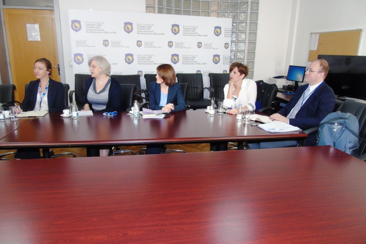 GORDANA TADIĆ, ACTING CHIEF PROSECUTOR OF BIH PROSECUTOR’S OFFICE MEETS OFFICIALS OF OSCE MISSION TO BIH AND UNITED KINGDOM EMBASSY