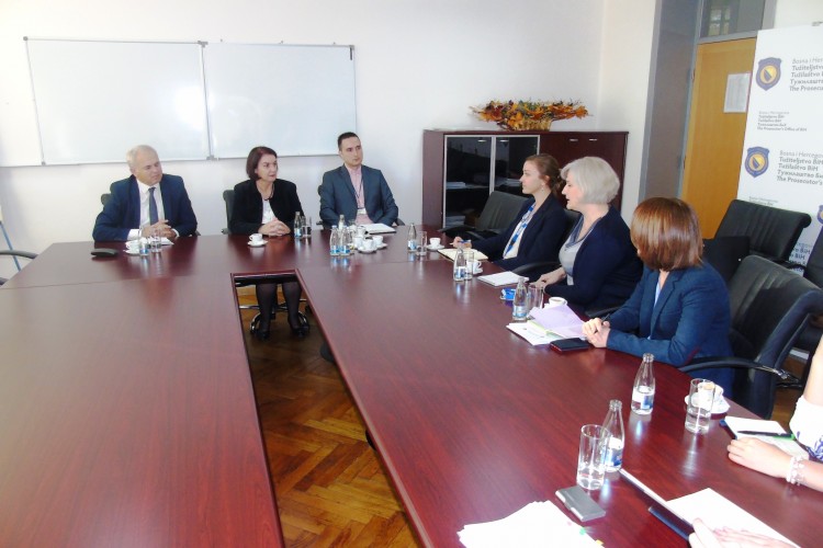 GORDANA TADIĆ, ACTING CHIEF PROSECUTOR OF BIH PROSECUTOR’S OFFICE MEETS OFFICIALS OF OSCE MISSION TO BIH AND UNITED KINGDOM EMBASSY