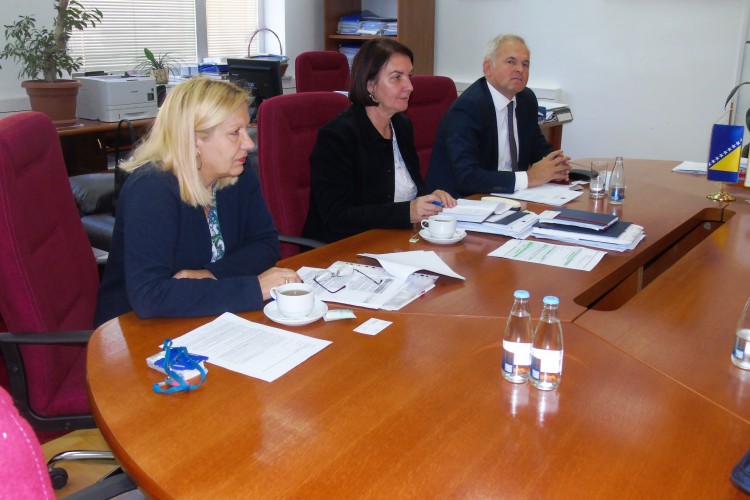 MS. GORDANA TADIĆ, ACTING CHIEF PROSECUTOR, MEETS WITH A REPRESENTATIVE OF THE SIRACUSA PROJECT FOR THE FIGHT AGAINST ILLICIT TRADE AND SMUGGLING