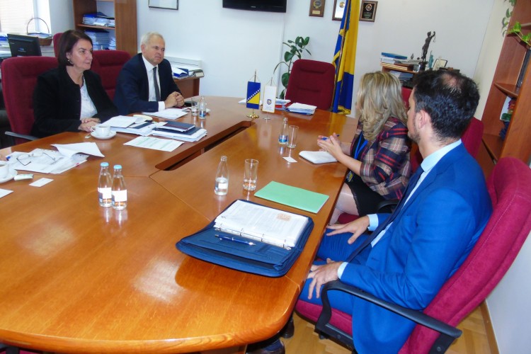 MS. GORDANA TADIĆ, ACTING CHIEF PROSECUTOR, MEETS WITH A REPRESENTATIVE OF THE SIRACUSA PROJECT FOR THE FIGHT AGAINST ILLICIT TRADE AND SMUGGLING