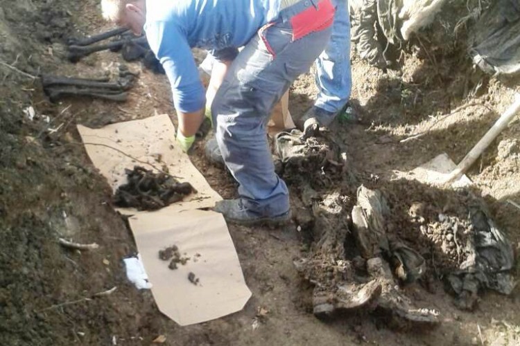 EXHUMATION AT VOZUĆA SITE COMPLETED; MORTAL REMAINS OF TWO MORE PERSONS FOUND