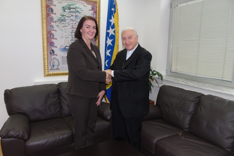 ACTING CHIEF PROSECUTOR GORDANA TADIĆ, MET WITH THE APOSTOLIC NUNCIO TO BIH H.E. LUIGI PEZZUTO