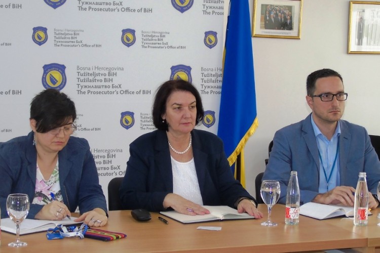 В.Д. ГЛАВНОГ ТУЖИОЦА, ГОРДАНА ТАДИЋ, САСТАЛА СЕ СА ПРЕДСТАВНИЦИМА ИЗБОРНЕ ПОСМАТРАЧКЕ МИСИЈЕ ОЕБС-а ПОВОДОМ ПРЕДСТОЈЕЋИХ ИЗБОРА У БиХ