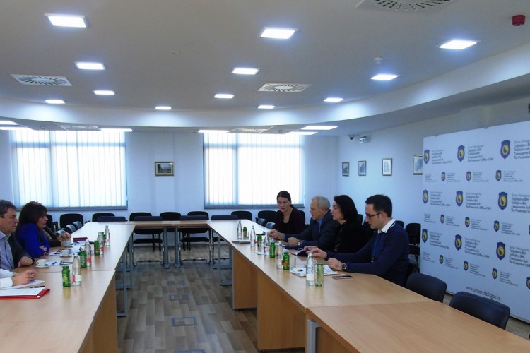 CHIEF PROSECUTOR MEETS WITH BiH COURT STANDING TRIAL PANEL FOR WAR CRIME CASES