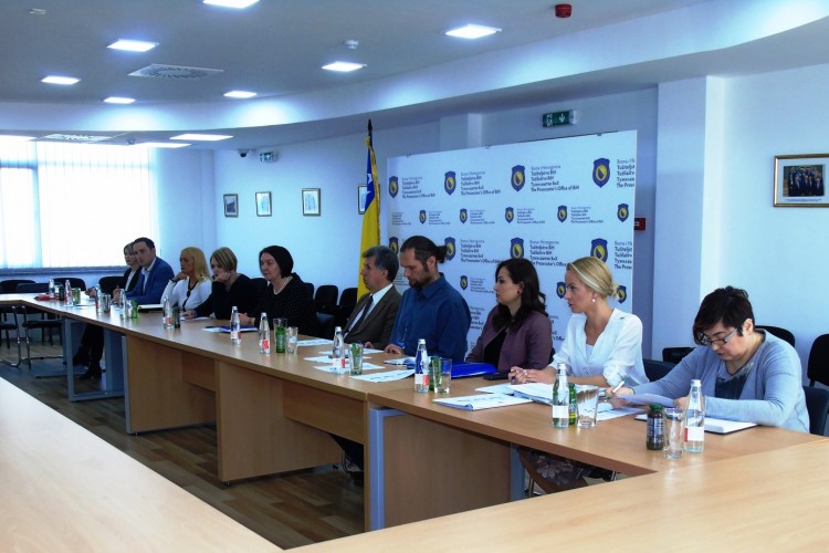 MEETING DEVOTED TO STRENGTHENING CAPACITIES FOR CONDUCTING FINANCIAL INVESTIGATIONS AND COMBATING HIGH-LEVEL CORRUPTION, ORGANISED CRIME AND MONEY LAUNDERING HELD IN PROSECUTOR’S OFFICE OF BiH