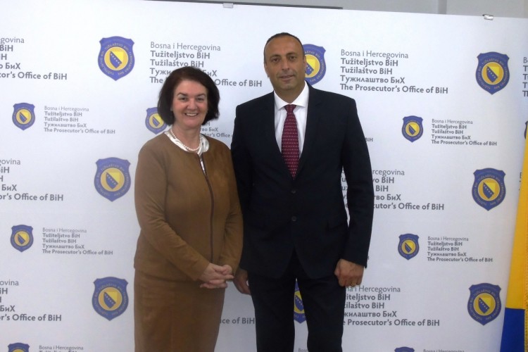 CHIEF PROSECUTOR MEETS ACTING DIRECTOR OF FBIH POLICE DEPARTMENT