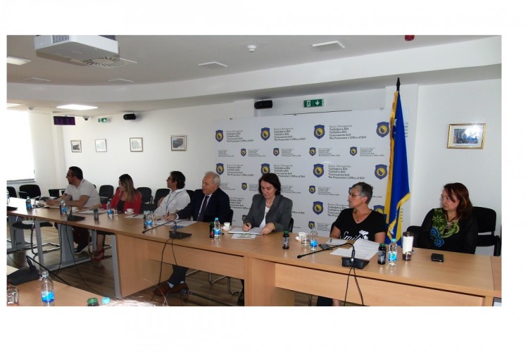MEETING OF OFFICIALS OF BIH PROSECUTOR’S OFFICE AND REPRESENTATIVES OF OSCE MISSION PROJECT ON DIGITALIZATION OF THE ARCHIVES OF EVIDENCE IN WAR CRIMES CASES