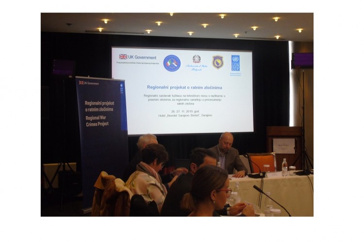 РЕГИОНАЛНИ САСТАНАК ТУЖИЛАЦА У ОКВИРУ UNDP ПРОЈЕКТА РЕГИОНАЛНЕ САРАДЊЕ У ПРОЦЕСУИРАЊУ ПРЕДМЕТА РАТНИХ ЗЛОЧИНА ОДРЖАН У САРАЈЕВУ