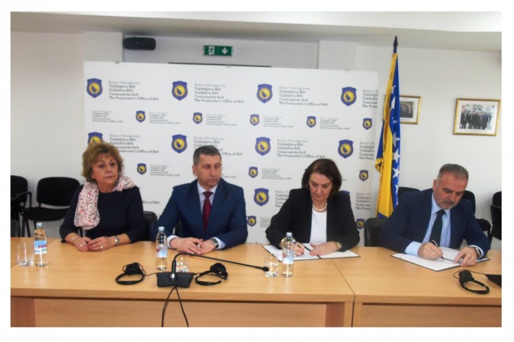 AGREEMENT ON THE ESTABLISHMENT OF THE COORDINATION BODY OF CHIEF PROSECUTORS OF BIH, ENTITIES AND BRČKO DISTRICT SIGNED IN THE PROSECUTOR’S OFFICE OF BIH