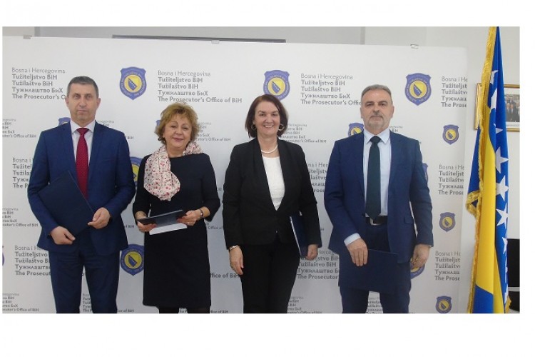 AGREEMENT ON THE ESTABLISHMENT OF THE COORDINATION BODY OF CHIEF PROSECUTORS OF BIH, ENTITIES AND BRČKO DISTRICT SIGNED IN THE PROSECUTOR’S OFFICE OF BIH