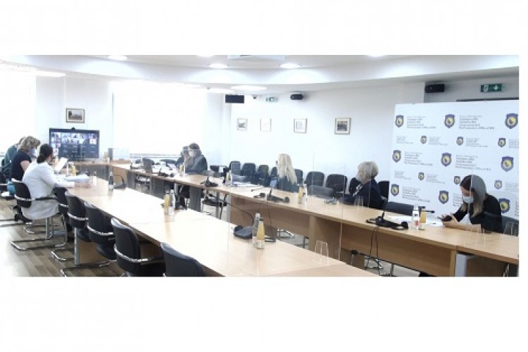 ODRŽAN ONLINE SASTANAK UDARNE GRUPE ZA BORBU PROTIV TRGOVINE LJUDIMA I ORGANIZIRANE ILEGALNE IMIGRACIJE
