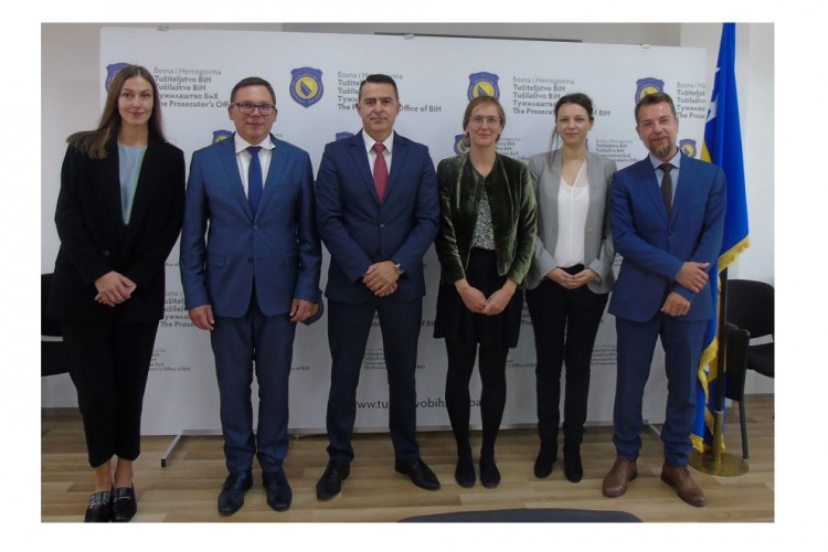 EUROJUST DELEGATION VISITS THE PROSECUTOR’S OFFICE OF BOSNIA AND HERZEGOVINA