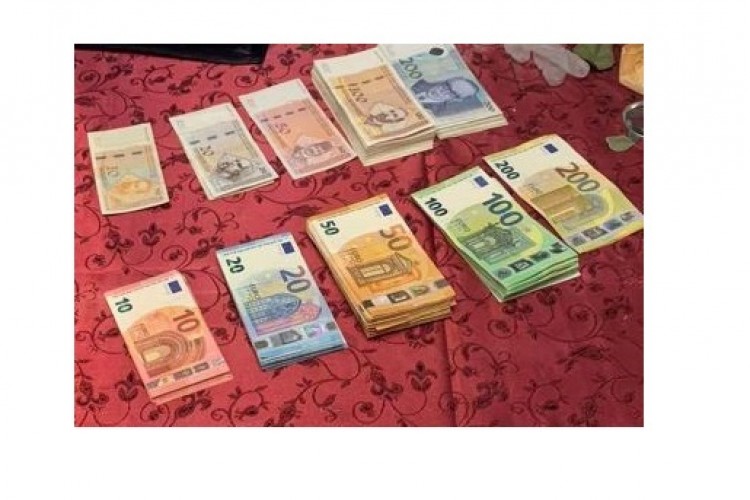 U OKVIRU AKCIJE KLASTER PRONAĐENA I ODUZETA VEĆA KOLIČINA NOVCA