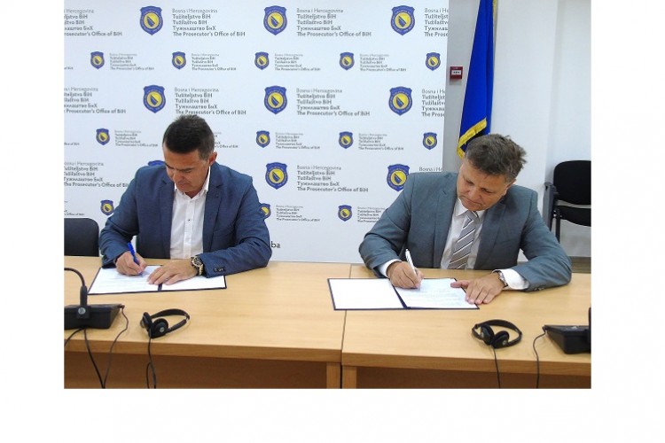 THE PROSECUTOR’S OFFICE OF BOSNIA AND HERZEGOVINA AND THE SECURITIES COMMISSION OF THE FEDERATION SIGN AN AGREEMENT ON OPERATIONAL COOPERATION