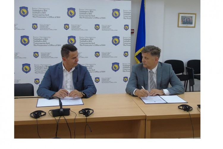 TUŽITELJSTVO BOSNE I HERCEGOVINE I KOMISIJA ZA VRIJEDNOSNE PAPIRE FEDERACIJE BiH POTPISALI SPORAZUM O OPERATIVNOJ SURADNJI