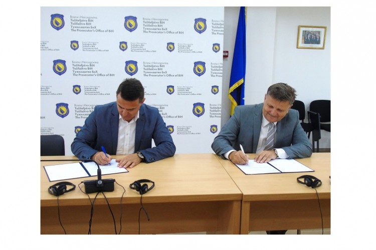 THE PROSECUTOR’S OFFICE OF BOSNIA AND HERZEGOVINA AND THE SECURITIES COMMISSION OF THE FEDERATION SIGN AN AGREEMENT ON OPERATIONAL COOPERATION