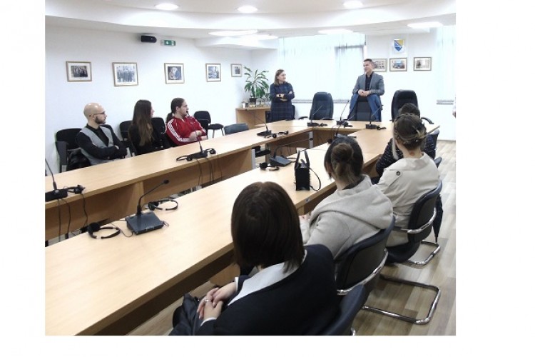 STUDENTS OF THE INTERNATIONAL UNIVERSITY IN SARAJEVO VISIT THE PROSECUTOR’S OFFICE OF BIH