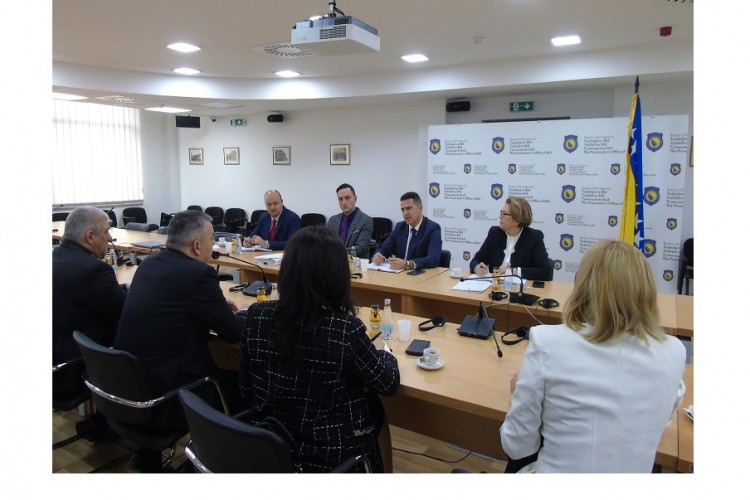ODRŽAN SASTANAK GLAVNOG TUŽITELJA I MINISTRA PRAVDE BiH